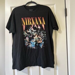 Nirvana band concert tour vintage shirt XL